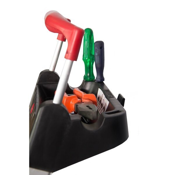 Escada Confort Dobravel 3 Degraus Em Aluminio Com Suporte Multiuso Alumasa - Imagem 7