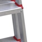 Escada De Alumínio 5 Degraus Duplos Linha Prática - Imagem 3