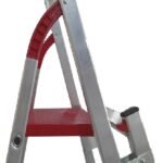 Escada De Alumínio 5 Degraus Duplos Linha Prática - Imagem 4