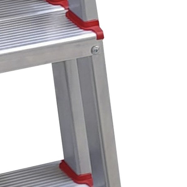 Escada De Alumínio 6 Degraus Duplos Linha Prática - Imagem 3