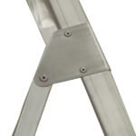 Escada De Alumínio Art Factory 09 Degraus Com Corrimão Duplo - Imagem 4