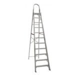 Escada De Alumínio Art Factory 10 Degraus Com Corrimão