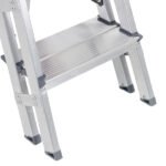 Escada De Alumínio Dupla 2 Degraus Natural 120kg Reisam - Imagem 6