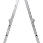 Escada De Alumínio Mor Multifuncional 4x3 12 Degraus Capacidade Para 150kg - Imagem 10