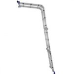 Escada De Alumínio Mor Multifuncional 4x3 12 Degraus Capacidade Para 150kg - Imagem 5