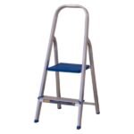 Escada Dobravel 2 Degraus Em Aluminio Alumasa