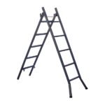 Escada Extensiva 3 Em 1 Metalon 30x20mm 6 E 12 Degraus 160cm - Imagem 2