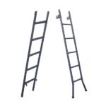 Escada Extensiva 3 Em 1 Metalon 40x20mm 7 E 14 Degraus 187cm - Imagem 3