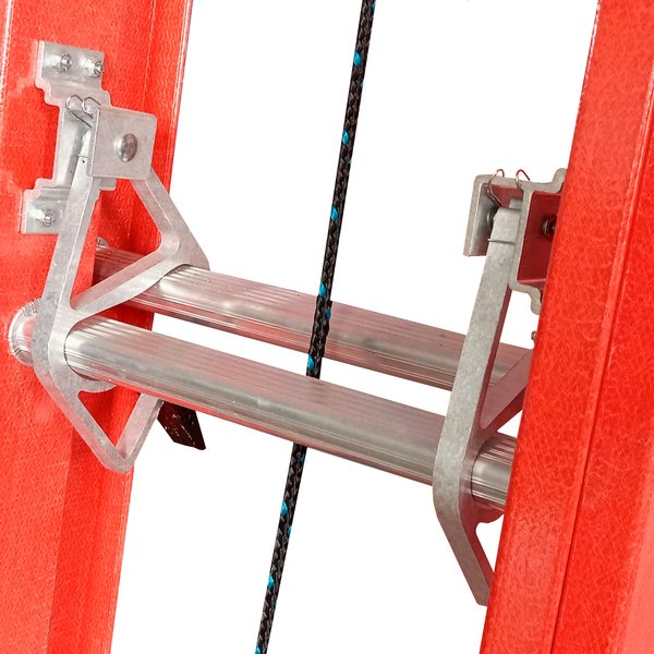 Escada Extensível Vazada Fibra de Vidro 10 Degraus Fechada e 15 Aberta 3,00x4,80m W Bertolo - Imagem 2