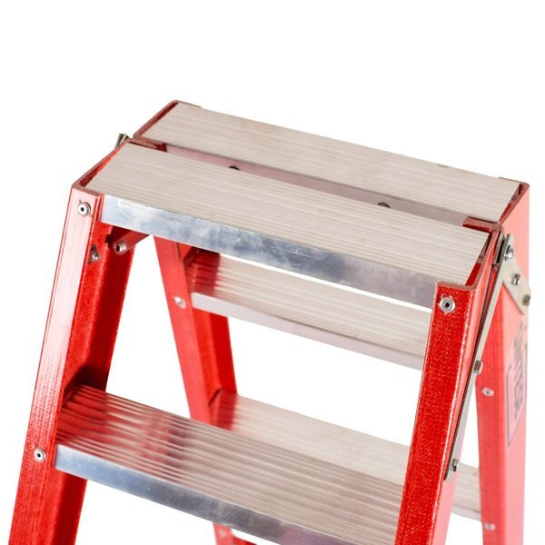 Escada Fibra De Vidro Tesoura Duplo Acesso Em Alumínio - Taf Taf-03 - Imagem 2