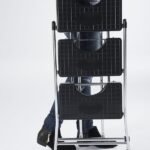 Escada Retrátil 3 Degraus Cinza Primacor Até 120kg Anodilar - Imagem 4