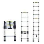 Escada Telescópica Aluminio Fortt 2.6m 9 Degraus - Eta01-2.6m