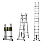 Escada Telescópica Aluminio Fortt 5m 8+8 Degraus - Eta01-5m