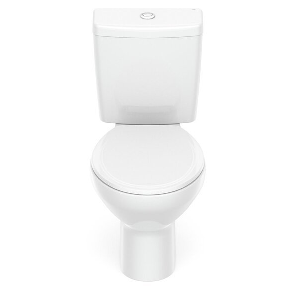 Kit De Bacia Com Caixa Acoplada E Assento Azálea Celite Branco - Imagem 3