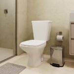 Kit Vaso Sanitário com Caixa Acoplada e Assento Branco Duplo Acionamento 3/6L Saída Vertical Mariana Icasa - Imagem 2