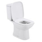 Kit Vaso Sanitário com Caixa Acoplada e Assento Branco Duplo Acionamento 3/6L Saída Vertical Square Roca - Imagem 5