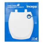 Kit Vaso Sanitário com Caixa Acoplada e Assento Branco Duplo Acionamento 3/6L Saída Vertical Thema Incepa - Imagem 10