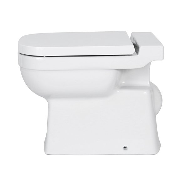 Kit Vaso Sanitário Convencional com Assento Branco Saída Vertical Elite Celite - Imagem 5