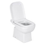 Kit Vaso Sanitário Convencional com Assento Branco Saída Vertical Elite Celite - Imagem 3