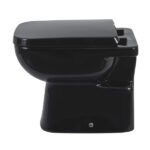 Kit Vaso Sanitário Convencional com Assento Preto Saída Vertical Misti Icasa - Imagem 5