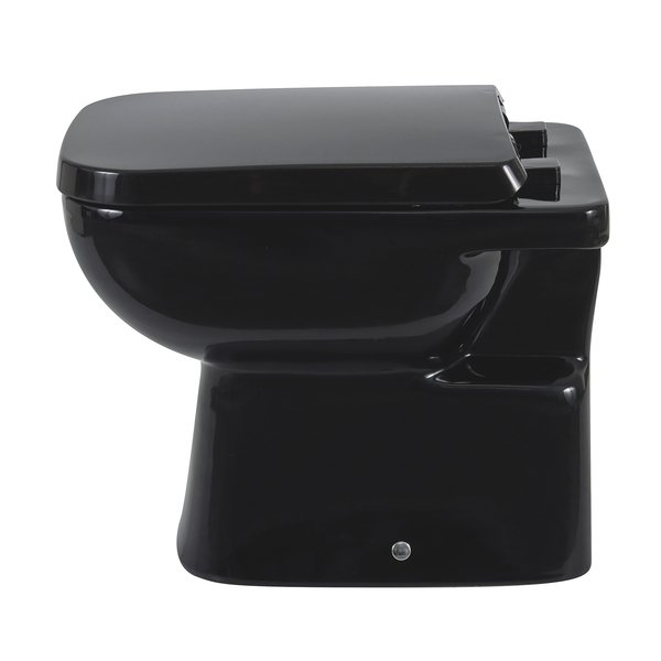 Kit Vaso Sanitário Convencional com Assento Preto Saída Vertical Misti Icasa - Imagem 5