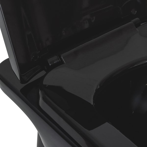 Kit Vaso Sanitário Convencional com Assento Preto Saída Vertical Misti Icasa - Imagem 6