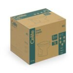 Kit Vaso Sanitário Convencional Com Assento Pp Kids Celite Branco Brilhante - Imagem 7