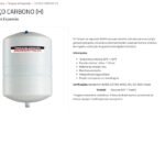 Tanque de expansão Rowa 20l horizontal Aço carbono - Imagem 2