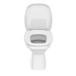 Vaso Sanitário Convencional Com Assento Like Celite Branco Brilhante - Imagem 5