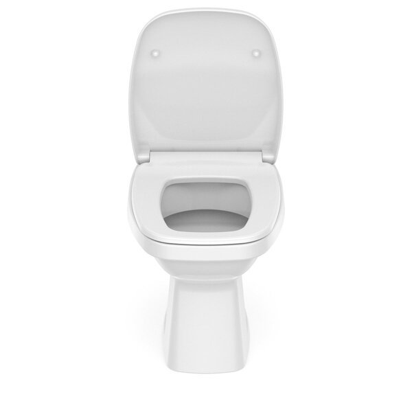 Vaso Sanitário Convencional Com Assento Queda Amortecida Art Incepa Branco Brilhante - Imagem 5