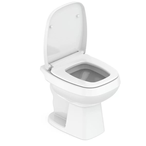 Vaso Sanitário Convencional Com Assento Soft Close City Celite Branco Brilhante - Imagem 7