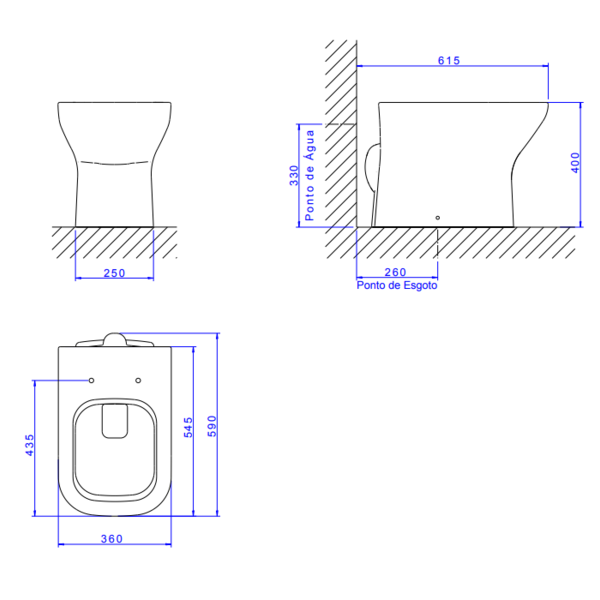 Vaso Sanitário Convencional Deca Axis P.47.26 Barbante - Imagem 4
