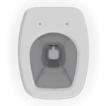 Kit Vaso Sanitário Convencional com Assento Cinza Saída Vertical Fit Plus Celite - Imagem 4