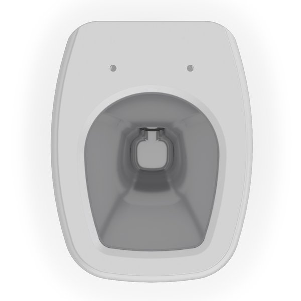 Kit Vaso Sanitário Convencional com Assento Cinza Saída Vertical Fit Plus Celite - Imagem 4