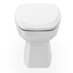 Kit Vaso Sanitário Convencional com Assento Branco Saída Vertical Thema Incepa - Imagem 3