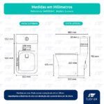 Vaso Sanitário Monobloco Cerâmica Modelo Flumen - VAB0034 - Imagem 5