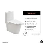 Vaso Sanitário Monobloco Painita Pingoo.casa - Branco - Imagem 2