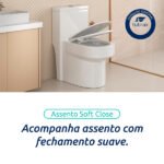Vaso Sanitário Monobloco Produzido Em Cerâmica Com Acessórios - Vab0004-c - Imagem 4